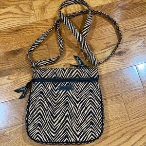 Vera Bradley crossbody bag, animal print.